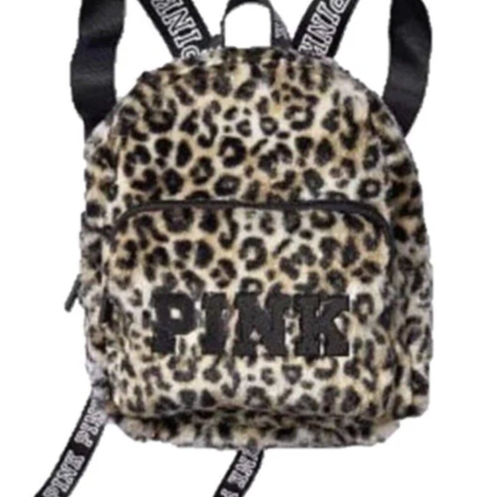 PINK Victoria's Secret Leopard Print Mini Backpack